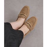 ベージュ | 【SETUP7】スエード調コインフラットローファー KNF | SETUP7【WOMEN】