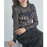 ブラック | 【SETUP7】フラワービスチェ SNK | SETUP7【WOMEN】