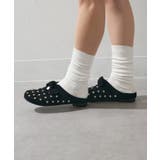 【SETUP7】リボンモチーフ スタッズサボサンダル KNF-TP | SETUP7【WOMEN】 | 詳細画像13 