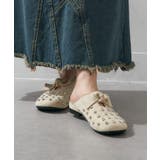 【SETUP7】リボンモチーフ スタッズサボサンダル KNF-TP | SETUP7【WOMEN】 | 詳細画像2 