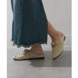 【SETUP7】リボンモチーフ スタッズサボサンダル KNF-TP | SETUP7【WOMEN】 | 詳細画像5 