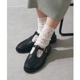 ブラック | 【SETUP7】Tストラップローファー KNF-TP | SETUP7【WOMEN】