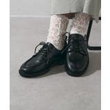 ブラック | 【SETUP7】レースアップドレスシューズ KNF-TP | SETUP7【WOMEN】