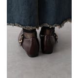 【SETUP7】メタルパーツストラップ Vカットフラットシューズ KNF-TP | SETUP7【WOMEN】 | 詳細画像14 