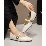 【SETUP7】メタルパーツストラップ Vカットフラットシューズ KNF-TP | SETUP7【WOMEN】 | 詳細画像23 