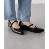 【SETUP7】メタルパーツストラップ Vカットフラットシューズ KNF-TP | SETUP7【WOMEN】 | 詳細画像9 