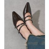 ブラウン | 【SETUP7】ダブルストラップパンプス KNF-TP | SETUP7【WOMEN】