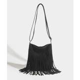 ブラック | 【SETUP7】フリンジショルダーバッグ KNF | SETUP7【WOMEN】