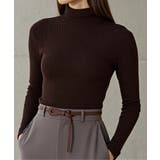 ダークブラウン | 【SETUP7】ロングレザーリボンベルト KNF | SETUP7【WOMEN】