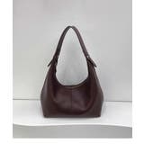 ダークブラウン | 【SETUP7】PUレザーショルダーバッグ KNF | SETUP7【WOMEN】