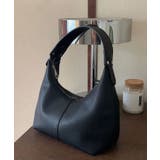 ブラック | 【SETUP7】PUレザーショルダーバッグ KNF | SETUP7【WOMEN】