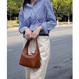 ブラウン | 【SETUP7】PUレザーショルダーバッグ KNF | SETUP7【WOMEN】