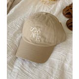 ベージュ | 【SETUP7】ベースボールキャップ 刺繍 KNF | SETUP7【WOMEN】