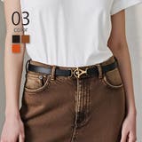 【SETUP7】ウエストチェーン ナローベルト KNF146 | SETUP7【WOMEN】 | 詳細画像1