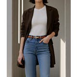 ライトブラウン | 【SETUP7】ウエストチェーン ナローベルト KNF146 | SETUP7【WOMEN】