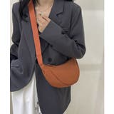 ブラウン | 【SETUP7】ハーフムーンメッセンジャーバッグ KNF146 | SETUP7【WOMEN】