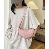 ピンク | 【SETUP7】ハーフムーンメッセンジャーバッグ KNF146 | SETUP7【WOMEN】