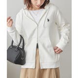 【U.S. POLO ASSN.】ワンポイントロゴ ダブルジップパーカー | SETUP7【WOMEN】 | 詳細画像2
