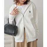 【U.S. POLO ASSN.】ワンポイントロゴ ダブルジップパーカー | SETUP7【WOMEN】 | 詳細画像3