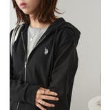 【U.S. POLO ASSN.】ワンポイントロゴ ダブルジップパーカー | SETUP7【WOMEN】 | 詳細画像8