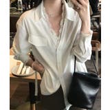 ホワイト | 【SETUP7】ルーズデザイン レースシャツ KNF | SETUP7【WOMEN】