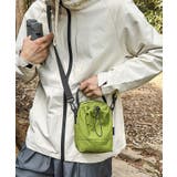 グリーン | 【SETUP7】ミニショルダーサコッシュ ペットボトル収納 KNF146 | SETUP7【WOMEN】