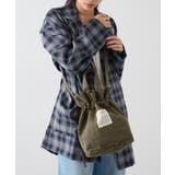 ダークカーキ | 【SETUP7】2WAY巾着バッグ GLR | SETUP7【WOMEN】