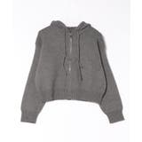 【SETUP7】フード付きリラックスニットジップアップパーカー KNF151 | SETUP7【WOMEN】 | 詳細画像3 