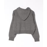 【SETUP7】フード付きリラックスニットジップアップパーカー KNF151 | SETUP7【WOMEN】 | 詳細画像4 