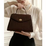 ブラウン | 【MAISON BREEZE】クロコ型押し 2wayショルダーバッグ | SETUP7【WOMEN】