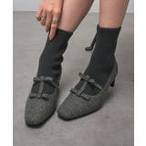 グレー | 【MAISON BREEZE】ソックスヒールブーツ LON | SETUP7【WOMEN】