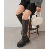 ブラウン | 【MAGASIN DE MODE Chou Chou】厚底ロングブーツ LON | SETUP7【WOMEN】