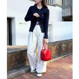 【U.S. POLO ASSN.】襟付き リブニットポロ カーディガン | SETUP7【WOMEN】 | 詳細画像26