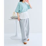 【FRUIT OF THE LOOM】ピーチ起毛ボーダーTシャツ 袖ワッペン | SETUP7【WOMEN】 | 詳細画像16