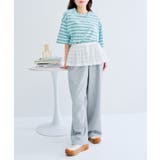 【FRUIT OF THE LOOM】ピーチ起毛ボーダーTシャツ 袖ワッペン | SETUP7【WOMEN】 | 詳細画像17