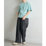 【FRUIT OF THE LOOM】ピーチ起毛ボーダーTシャツ 袖ワッペン | SETUP7【WOMEN】 | 詳細画像25