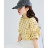 【FRUIT OF THE LOOM】ピーチ起毛ボーダーTシャツ 袖ワッペン | SETUP7【WOMEN】 | 詳細画像28