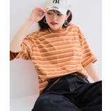 【FRUIT OF THE LOOM】ピーチ起毛ボーダーTシャツ 袖ワッペン | SETUP7【WOMEN】 | 詳細画像36