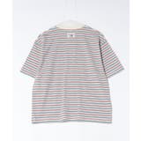 【FRUIT OF THE LOOM】ピーチ起毛ボーダーTシャツ 袖ワッペン | SETUP7【WOMEN】 | 詳細画像40