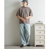 【FRUIT OF THE LOOM】ピーチ起毛ボーダーTシャツ 袖ワッペン | SETUP7【WOMEN】 | 詳細画像7