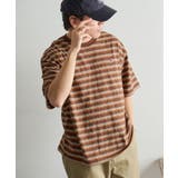 【FRUIT OF THE LOOM】ピーチ起毛ボーダーTシャツ 袖ワッペン | SETUP7【WOMEN】 | 詳細画像8