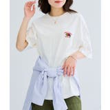 【FRUIT OF THE LOOM】バックプリントシャツ 袖ワッペン | SETUP7【WOMEN】 | 詳細画像4