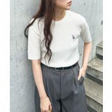 【U.S. POLO ASSN.】ワンポイント刺繍 クルーネックケーブルニット | SETUP7【WOMEN】 | 詳細画像1 