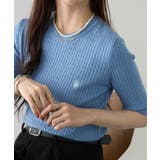 【U.S. POLO ASSN.】ワンポイント刺繍 クルーネックケーブルニット | SETUP7【WOMEN】 | 詳細画像24 