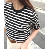 【U.S. POLO ASSN.】ワンポイント刺繍 クルーネックケーブルニット | SETUP7【WOMEN】 | 詳細画像7 