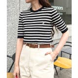 【U.S. POLO ASSN.】ワンポイント刺繍 クルーネックケーブルニット | SETUP7【WOMEN】 | 詳細画像8 