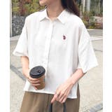 【U.S. POLO ASSN.】ワンポイント刺繍 クールエア 半袖シャツ | SETUP7【WOMEN】 | 詳細画像6 