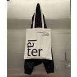 【United Athle】flat tote bag "later" | SETUP7【WOMEN】 | 詳細画像11