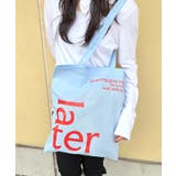 スカイブルー | 【United Athle】flat tote bag "later" | SETUP7【WOMEN】