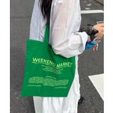 グリーン | 【United Athle】flat tote | SETUP7【WOMEN】